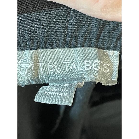 T by Talbots Shorts Womens 3X Petite Black Pull On Stretch Pockets Bermuda - Picture 7 of 10